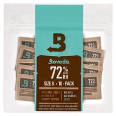 Boveda Boveda zvlhčovač MB72-08-10P dvoucestná Humidity Control na plátky - balení 10ks po 8g pro udržení 72% vlhkosti - 10ks