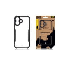 Tactical Zadní kryt Quantum Stealth pro Apple iPhone 16 Clear-Black