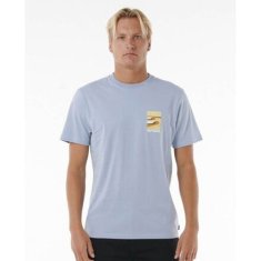 Rip Curl triko RIP CURL Surf Revival Lined Up Tee SPRAY BLUE M