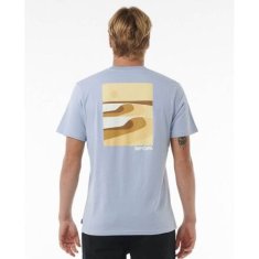 Rip Curl triko RIP CURL Surf Revival Lined Up Tee SPRAY BLUE M