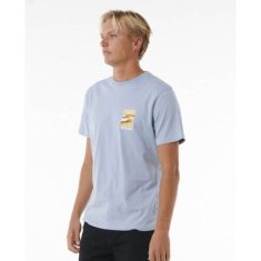 Rip Curl triko RIP CURL Surf Revival Lined Up Tee SPRAY BLUE M