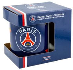 CurePink Keramický hrnek FC Paris Saint Germain: Vzor Particle a Logo (objem 315 ml)