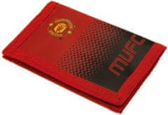 CurePink Peněženka FC Manchester United: Fade (12 x 8 cm) polyester