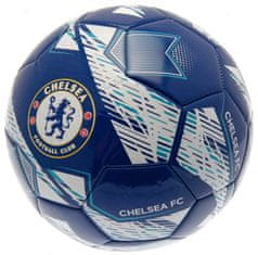 CurePink Fotbalový míč FC Chelsea: Vzor Nimbus (velikost 5)