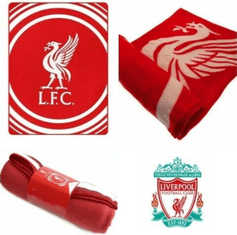 OEM Fleece deka Liverpool FC: L.F.C znak (125 x 150 cm)