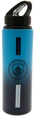 CurePink Hliníková láhev na pití Manchester City FC: Znak (objem 750 ml)