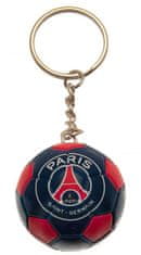 CurePink Přívěsek na klíče Paris Saint Germain FC: Fotbalový míč (průměr 3,5 cm)