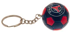 CurePink Přívěsek na klíče Paris Saint Germain FC: Fotbalový míč (průměr 3,5 cm)