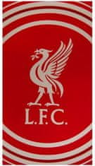 CurePink Ručník - osuška FC Liverpool: L.F.C. Logo (70 x 127 cm)