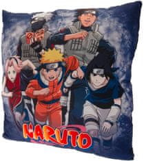 CurePink Polštář Naruto: Postavy (35 x 35 cm)