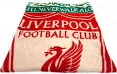 CurePink Fleece deka FC Liverpool: YNWA (110 x 140 cm)