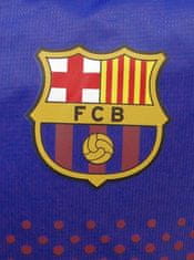 CurePink Batoh FC Barcelona: Fade (objem 16,8 litrů|40 x 30 x 14 cm) modrý nylon