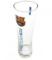 CurePink Sklenice FC Barcelona: Wordmark (objem 470 ml)