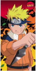 CurePink Osuška - ručník Naruto Shippuden: Připraven na akci (70 x 140 cm)