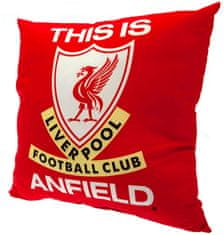 CurePink Polštář FC Liverpool: This Is Anfield (35 x 35 cm)