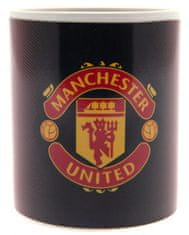 CurePink Keramický hrnek FC Manchester United: Velké logo klubu (objem 315 ml)