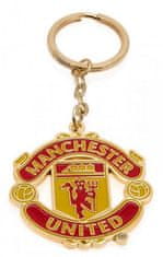 CurePink Klíčenka FC Manchester United: Znak (4 x 4,5 cm)