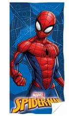 CurePink Osuška - ručník Marvel|Spiderman: Připraven na akci (70 x 140 cm)