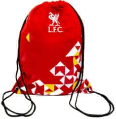 CurePink Gym bag pytlík se šňůrkami FC Liverpool: Vzor Particle (33 x 44 cm|objem 14,5 l)