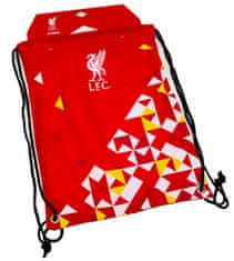 CurePink Gym bag pytlík se šňůrkami FC Liverpool: Vzor Particle (33 x 44 cm|objem 14,5 l)