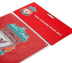 CurePink Cedule na zeď FC Liverpool: Home Changing Room (23 x 25 cm)