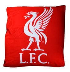 CurePink Polštář FC Liverpool: Znak (37 x 37 cm) červený polyester