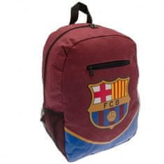 CurePink Batoh FC Barcelona: Znak (objem 16,8 litrů|40 x 30 x 14 cm) vínový nylon