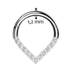 SPERKY4U Segment kruh se zirkony septum / helix / cartilage / tragus piercing