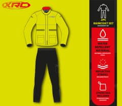 XRC Pláštěnka Sacambu black/yellow fluo 2pc vel. XL