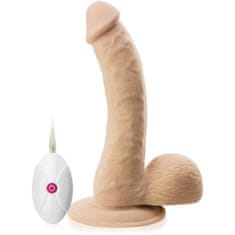 XSARA Nesmírně sametový realistický vibrátor mužský penis z cyberskin - 54159993