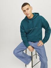 Jack&Jones Pánská mikina JJESTAR Relaxed Fit 12233972 Deep Teal (Velikost S)