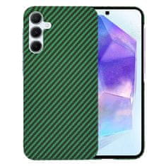 Techsuit Ochranný obal s karbonovým vzorem pro Samsung Galaxy A55 - Zelená KP33226