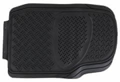 SIXTOL Univerzální gumové autokoberce CAR MAT UNI SET 3, komplet, 4ks