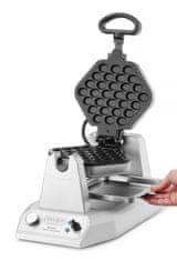 Waring Rotační vaflovač na vafle Bubble Waffles s odnímatelnými deskami, Waring, 220-240V/1200W, 267x432x(H)216mm - WBW300XCE