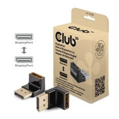 Club 3D Adaptér DisplayPort na DisplayPort 1.4, 4K120Hz, 8K30Hz, 90° (CAC-1008)