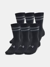 Under Armour Unisexové ponožky UA Essential 6pk Crew XL