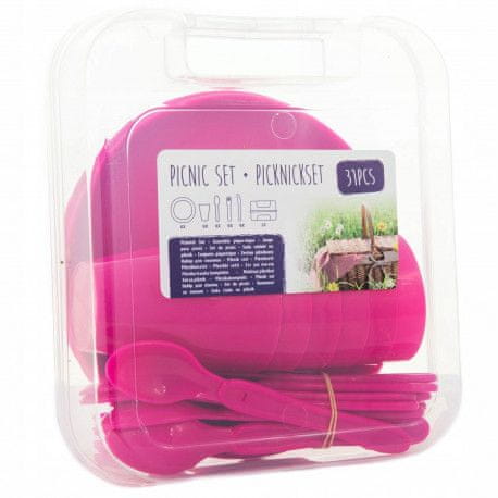 Hobby Life turistický piknikový set pro 6 osob bpa free 32el