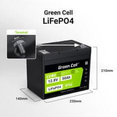 Green Cell LFPGC12V50AH baterie CUBE LiFePO4 50Ah 12.8V 640Wh 