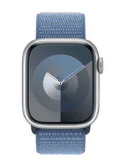 Apple Chytré hodinky Watch Series 9 GPS 41mm, stříbrná/modrá