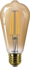 Philips Philips Vintage LED filament žárovka E27 ST64 5,8W 640lm 2200K stmívatelná, zlatá