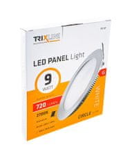 Bateriecentrum LED panel TRIXLINE TR 127 9W, kruhový vestavný 2700K