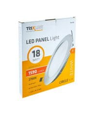 Bateriecentrum TR-130 LED panel 18W 1590lm 2700K - kruhový vestavný Trixline