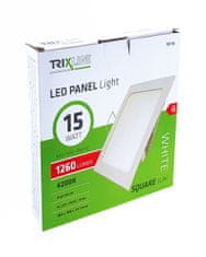 Bateriecentrum LED panel TRIXLINE TR 110 15W, čtverec vestavný 4200K