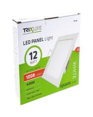 Bateriecentrum TR-109 LED panel 12W 1008lm 4200K - čtvercový vestavný Trixline