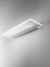 Linea Light Luxusní LED transparentní nástěnné svítidlo Skinny do koupelny -, 28 W, 2898 lm, 700 mm bílá 1449 lm