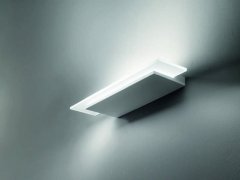 Linea Light Luxusní LED transparentní nástěnné svítidlo Skinny do koupelny -, 28 W, 2898 lm, 700 mm bílá 1449 lm