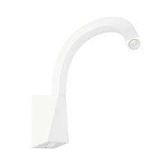 Linea Light Nástěnná čtecí LED lampa Snake - hranatá -, bez vypínače, 468 mm 468 mm bílá