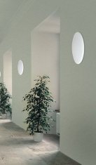 LUCIS Nízké přisazené LED svítidlo Rondo z opálového skla - 3000 K, 20,3 W, 2005 lm, 450 mm, 450 mm 4000 K 550 mm 2950 lm bílá,ocel,opál