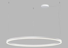 LED2 Stmívatelný LED lustr CIRCLE -, 62W, 5540 lm, 800 mm 1000 mm 7120 lm černá