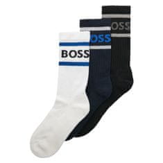 Hugo Boss Pánské vysoké ponožky 3Pack Velikost: L 50469371-963